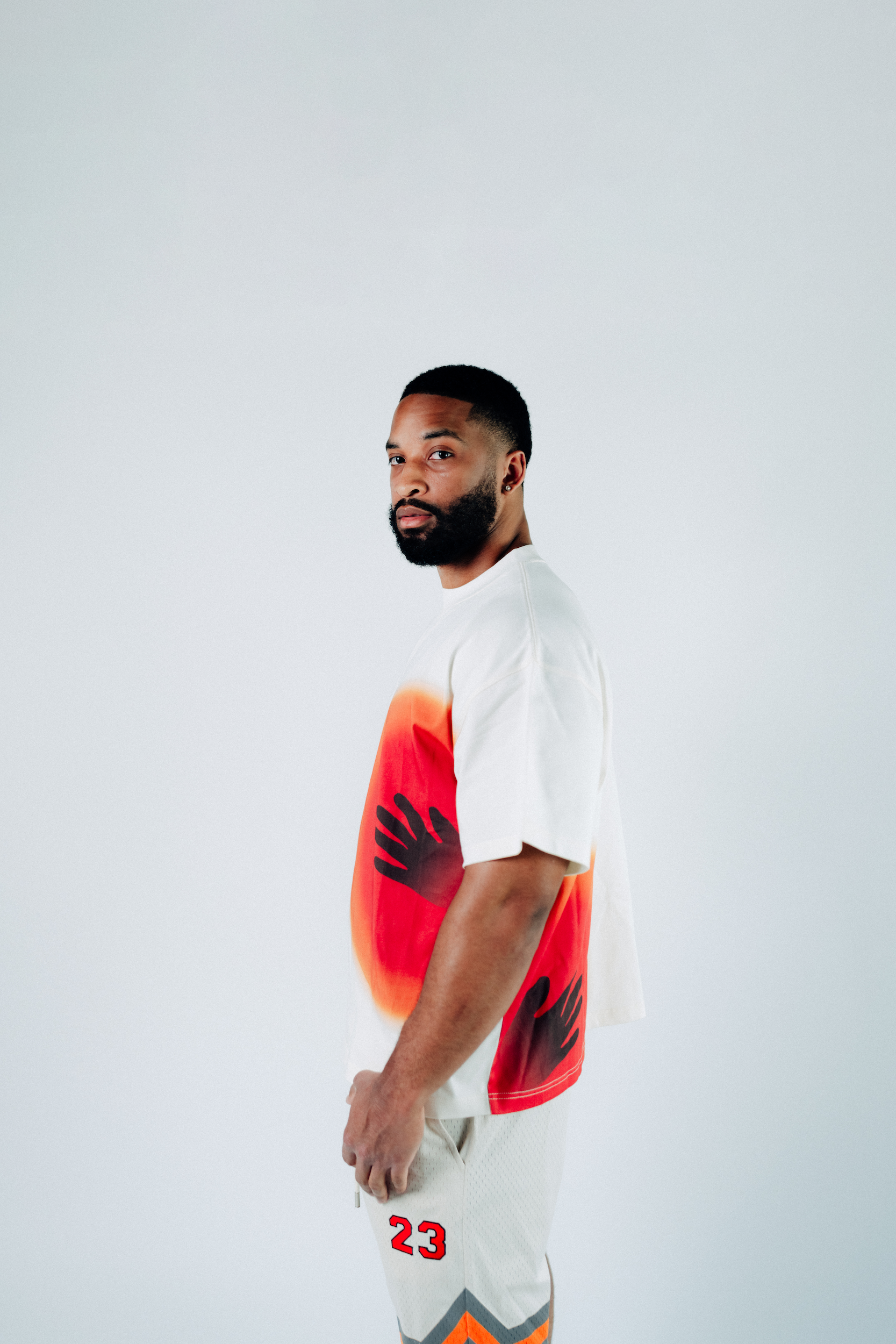 Cream Hands On T-Shirt