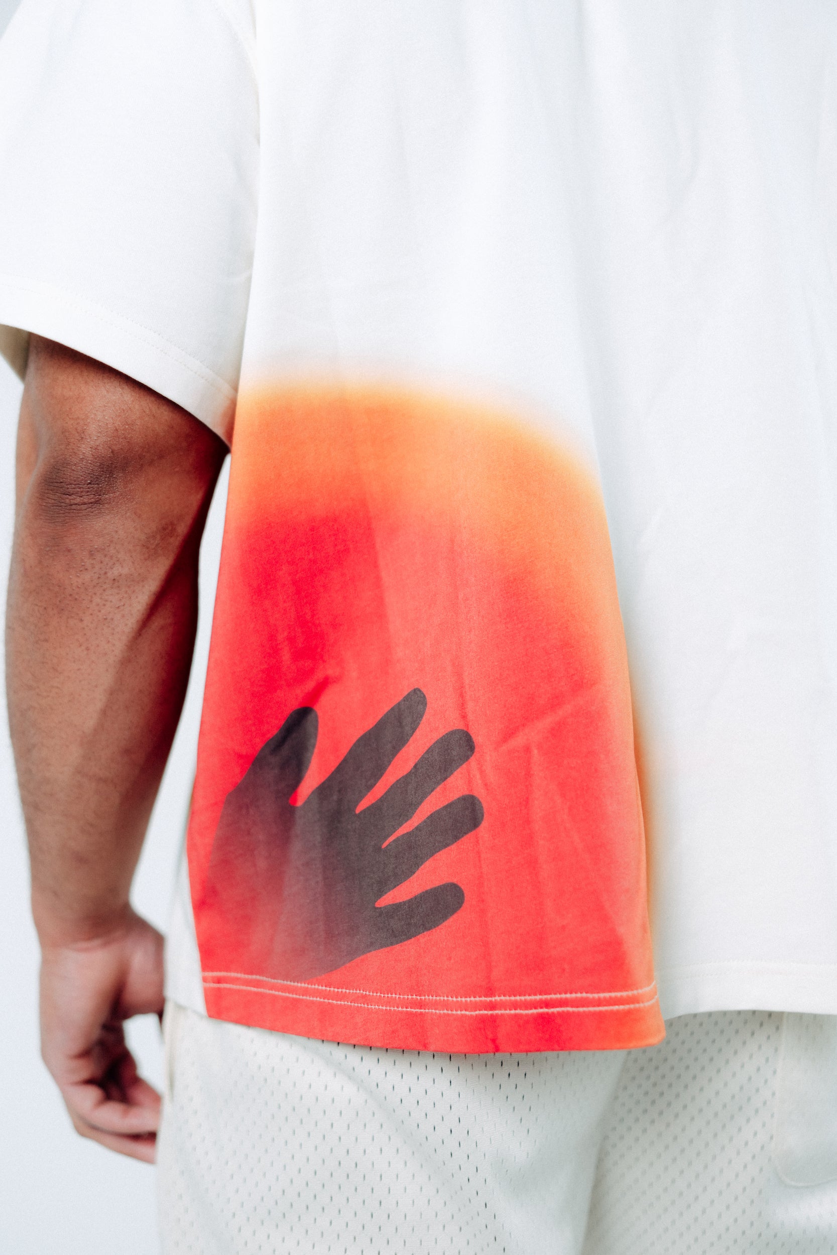 Cream Hands On T-Shirt