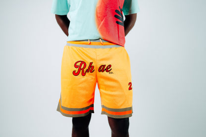 Orange Rhae Co. Logo Shorts