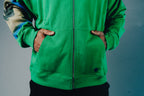 Green Zip Up Jacket