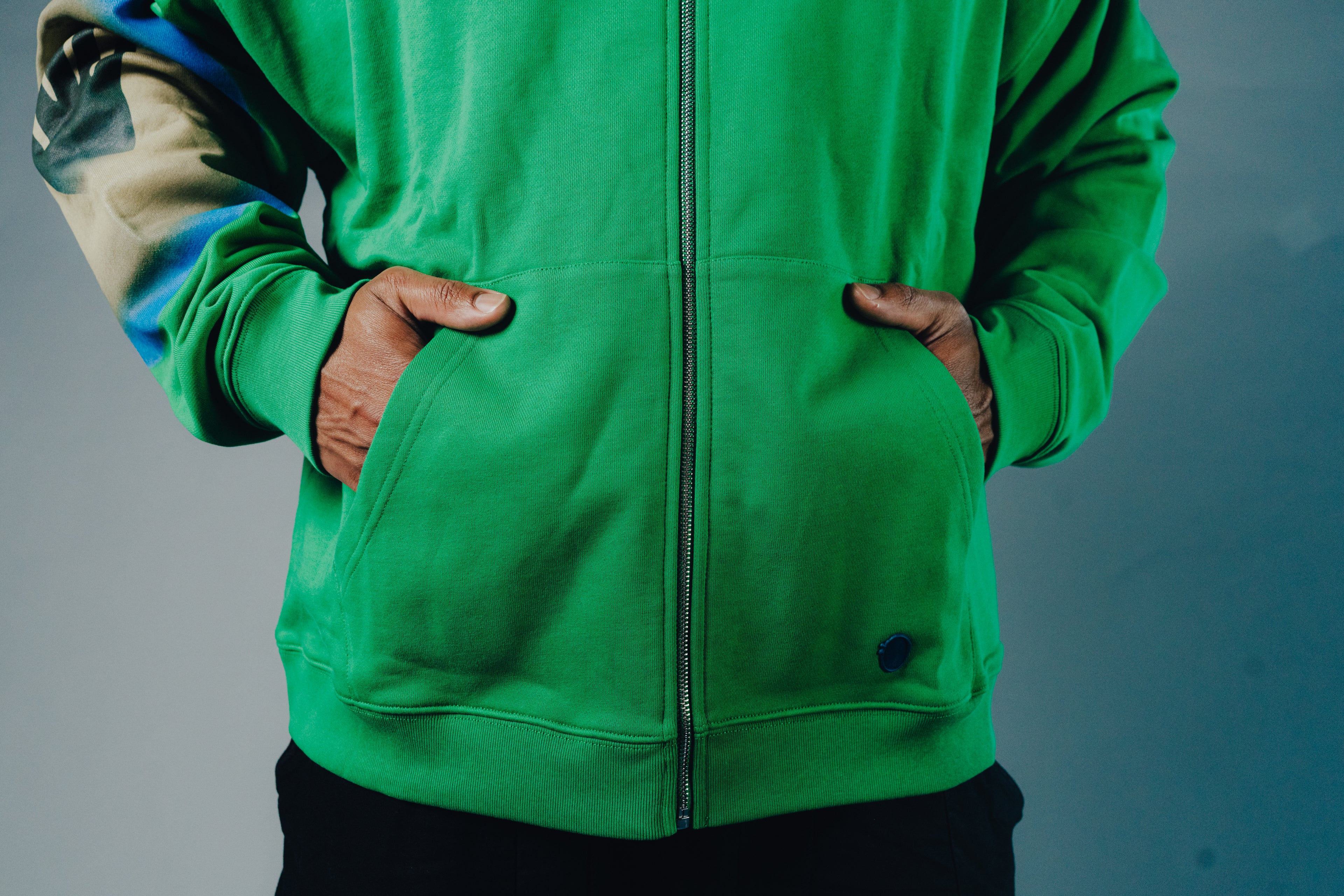 Green Zip Up Jacket