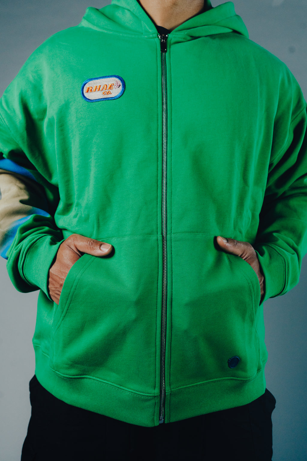 Green Zip Up Jacket