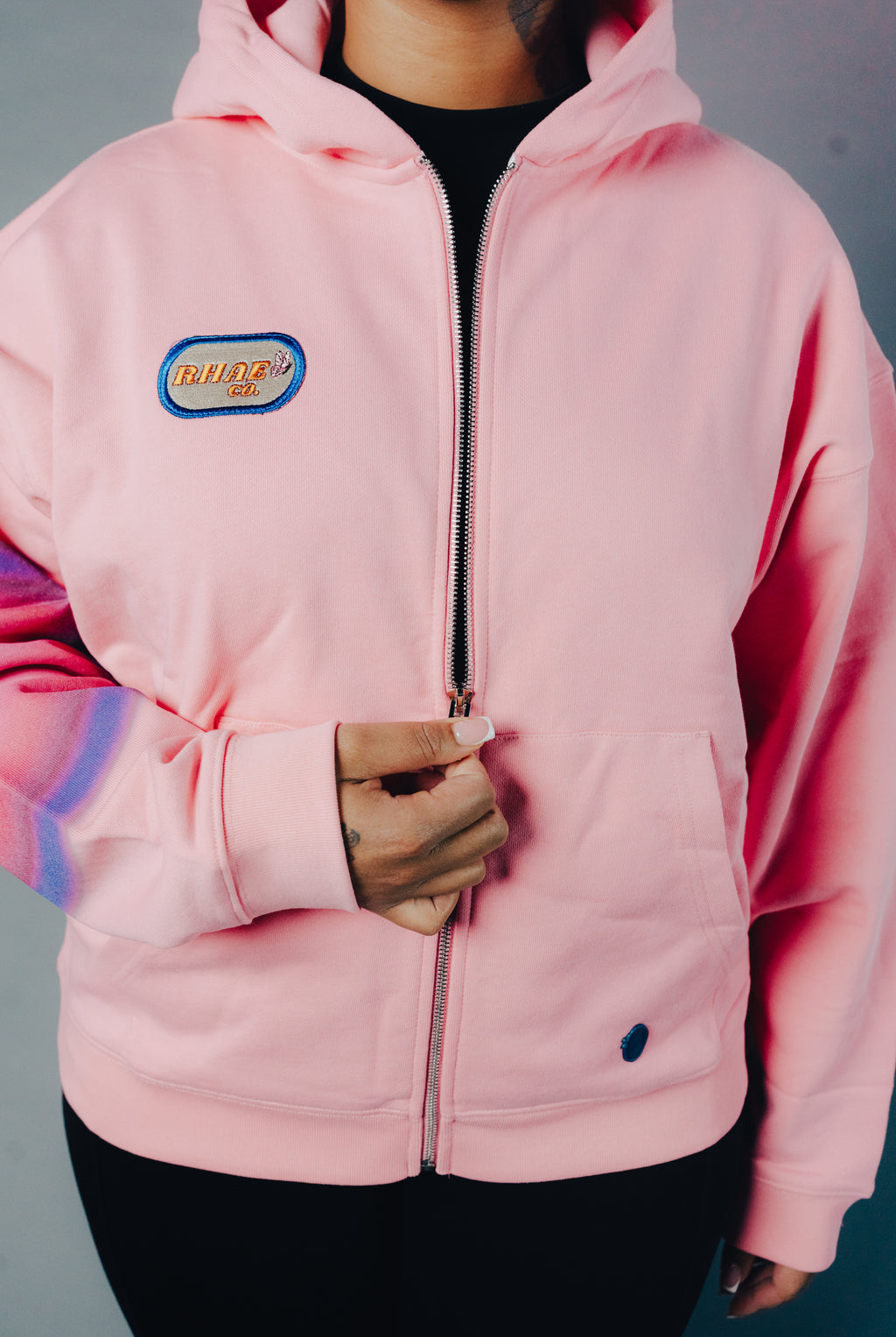Pink Zip Up Jacket